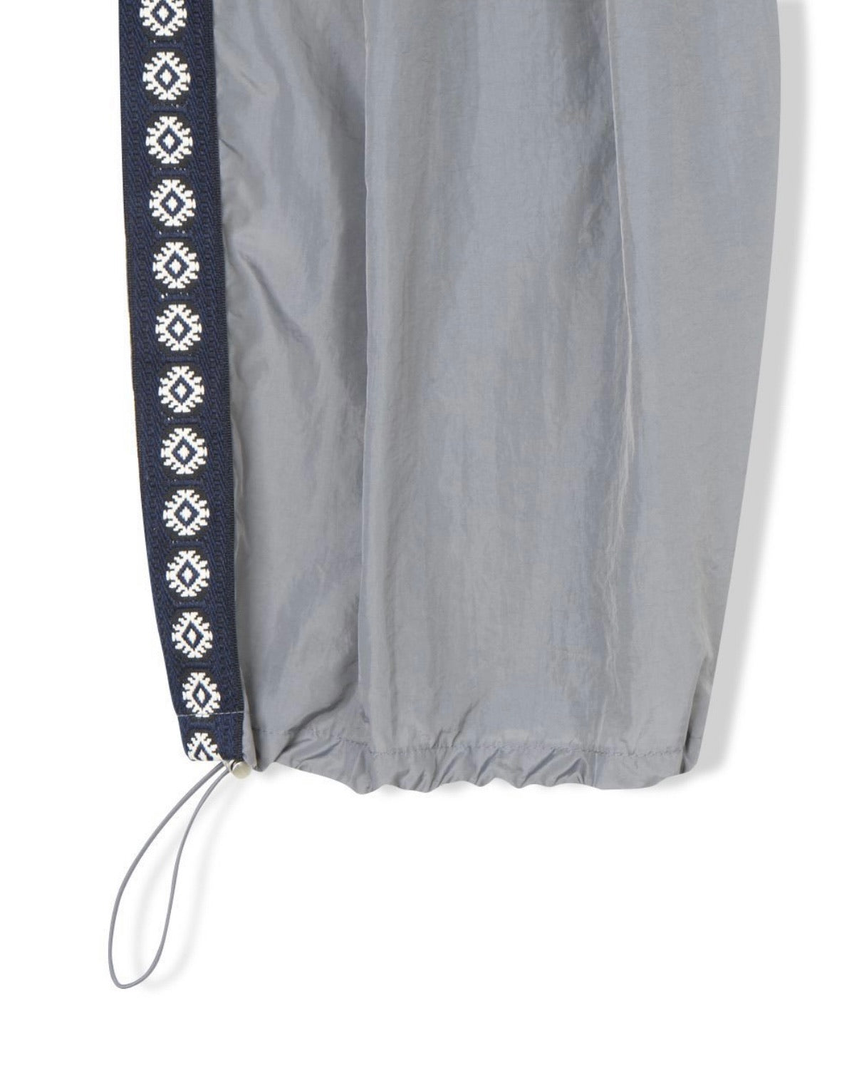 side sun nylon pants (grey)