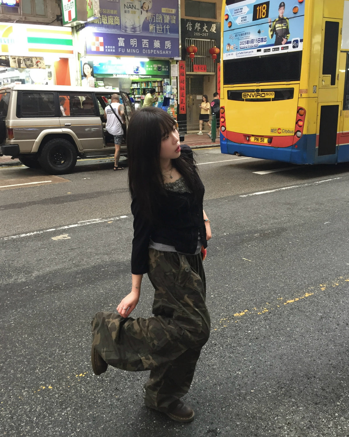 military camo work pants (khaki)