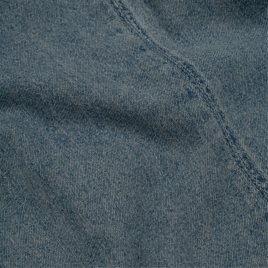 (W) TCM MINI LOGO DENIM HALF SHIRTS (BLUE)