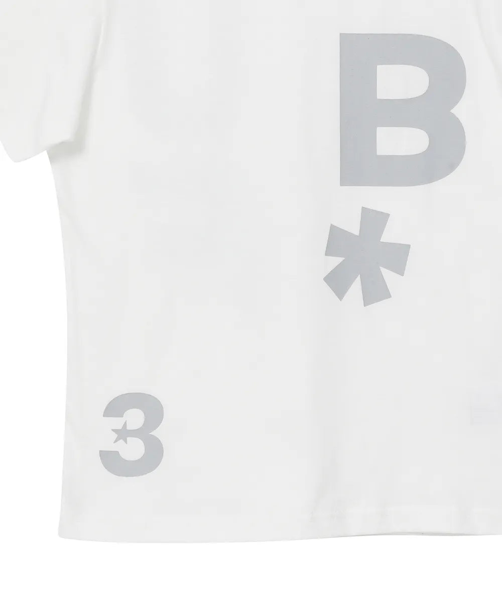 BAUF B LOGO SLIM FIT T-SHIRT (WHITE)