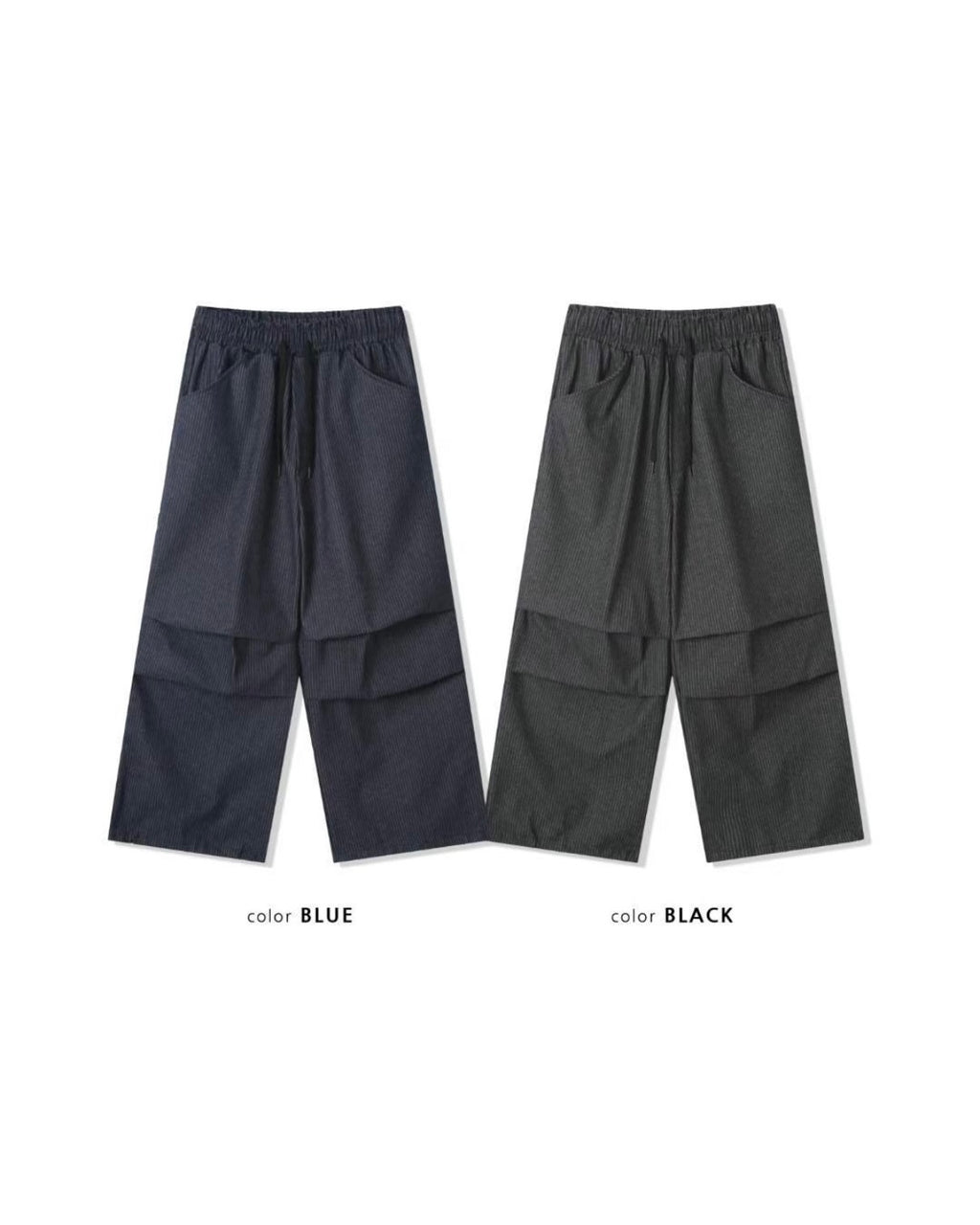 (in stock) rivet star stripe pants (blue)