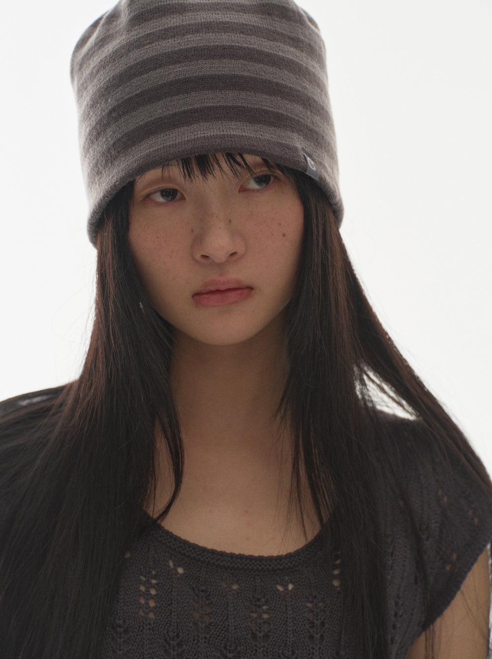 ✪【𝘱𝘳𝘦-𝘰𝘳𝘥𝘦𝘳】coyseio dual stripe beanie (2 color)