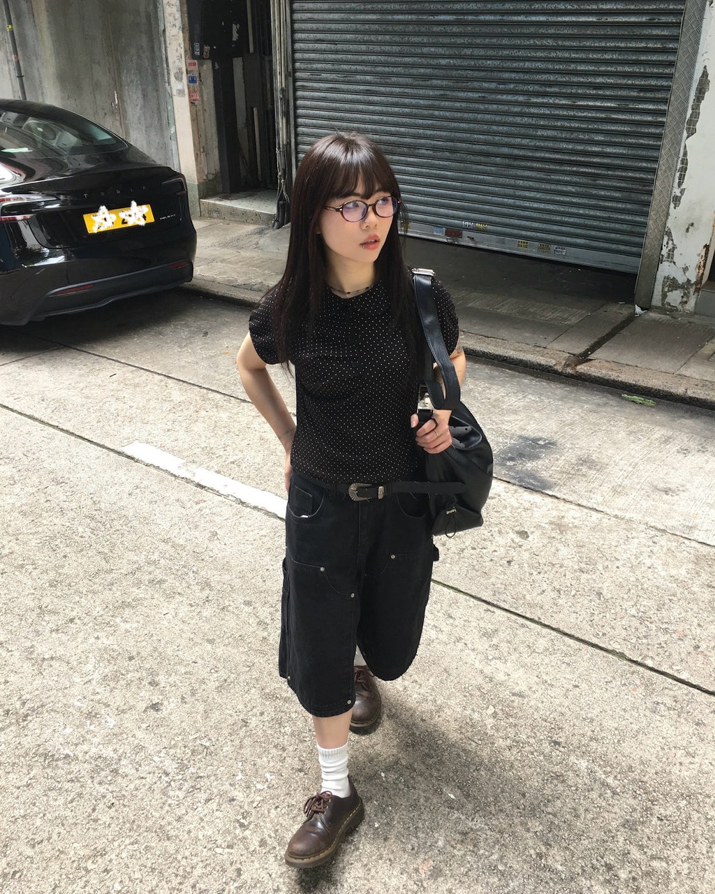 double knee bermuda pants (women wear)