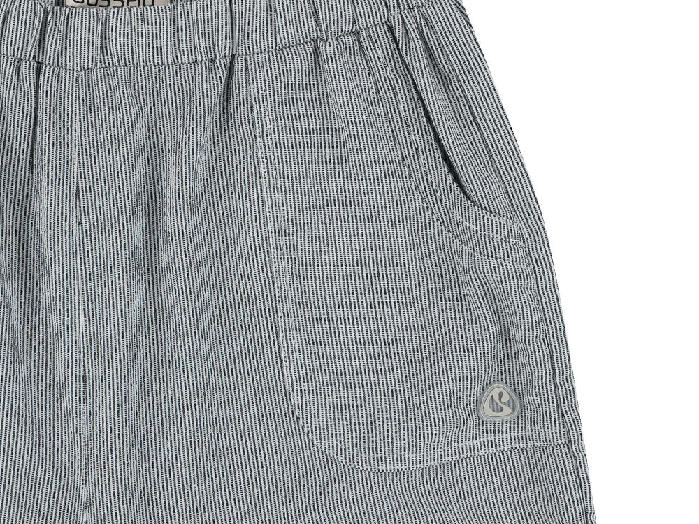 ✪【𝘱𝘳𝘦-𝘰𝘳𝘥𝘦𝘳】coyseio shirring rough stripe pants (light grey)