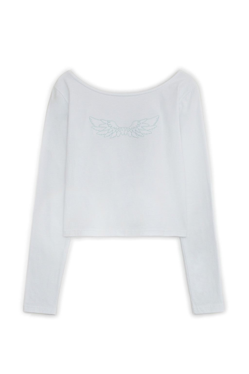 HUGYOURSKIN ANGEL WING TOP (WHITE)