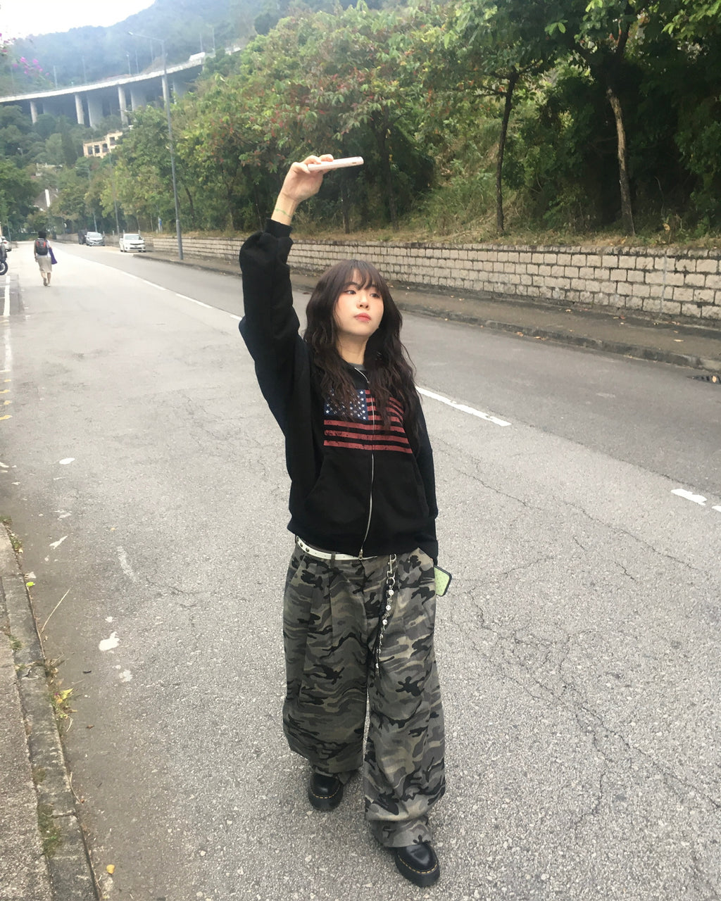 camo baggy pants (women wear)