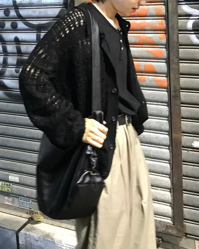 lace collar cardigan