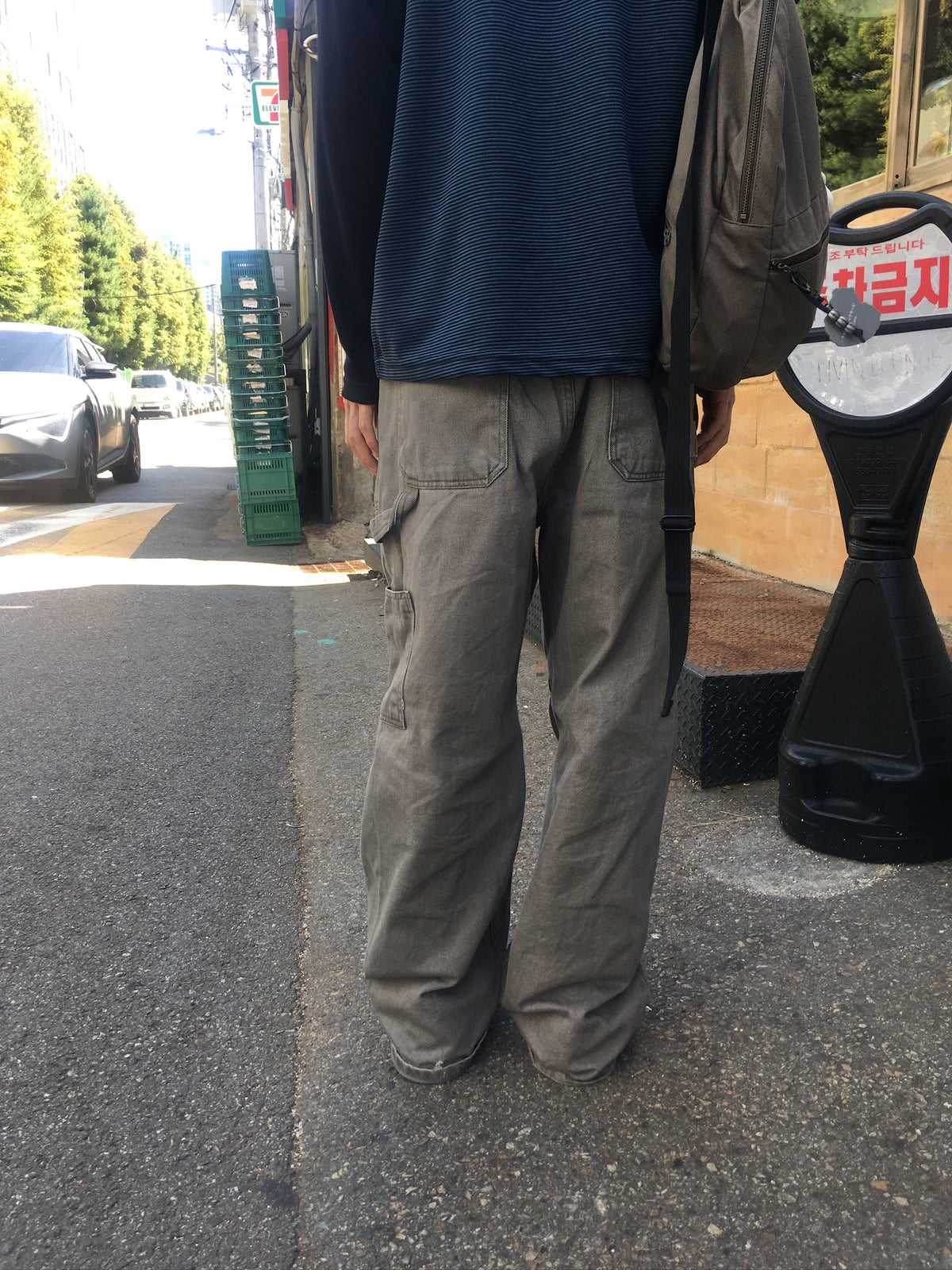 (★best) fatigue washed pants (brown)