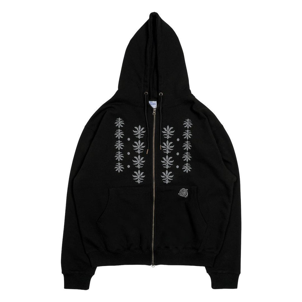 TCM ETHNIC HOODED ZIP-UP (BLACK)