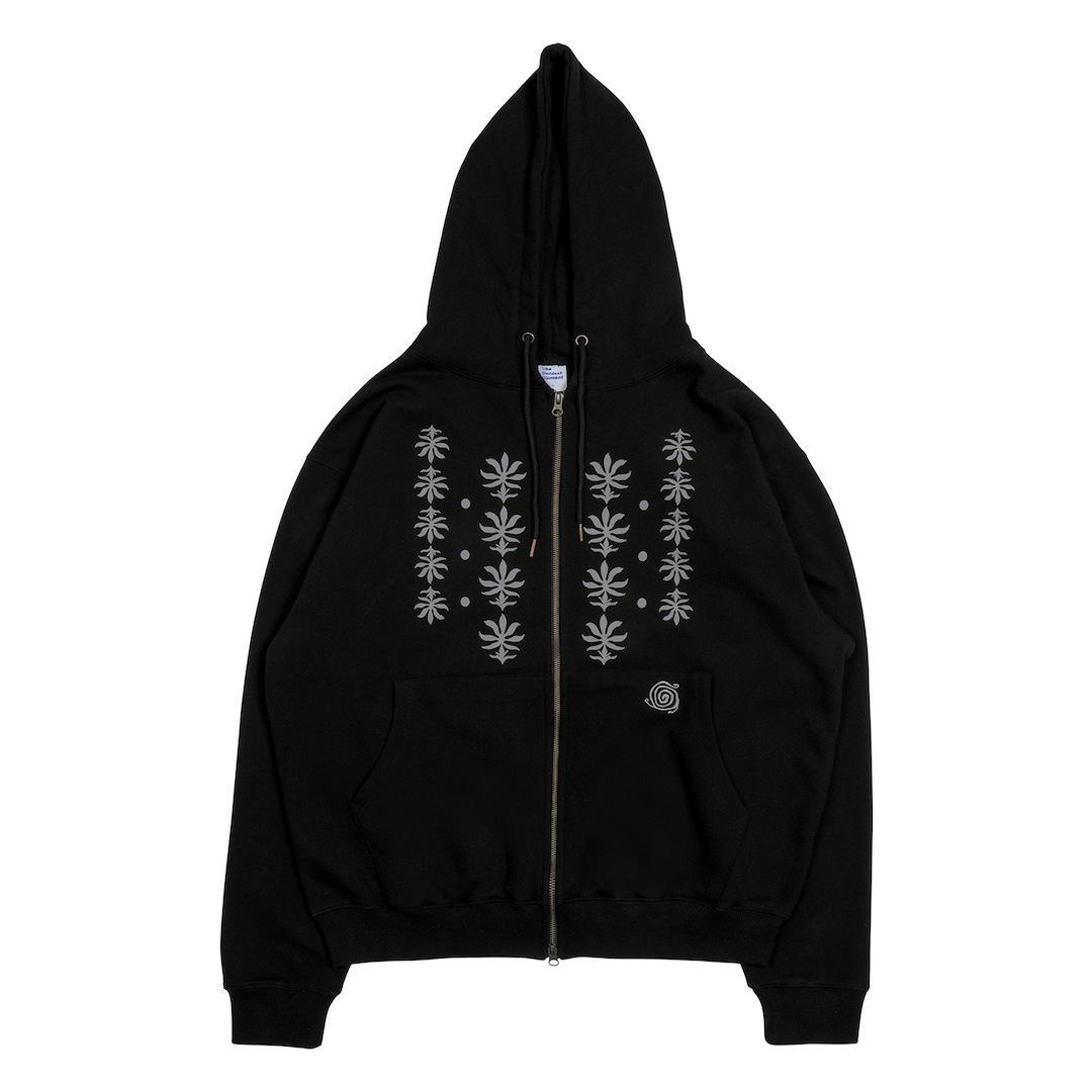 TCM ETHNIC HOODED ZIP-UP (BLACK)