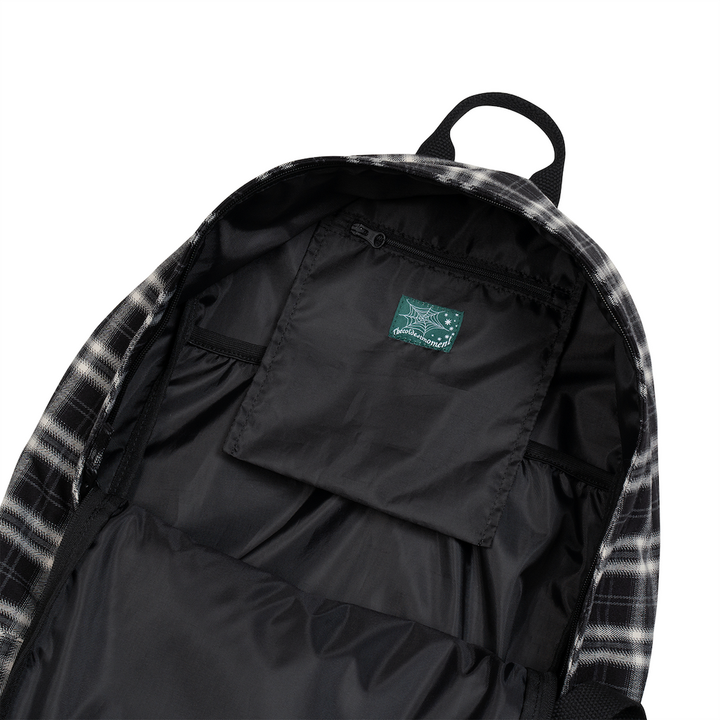 TCM STARFISH CHECK BACKPACK (BLACK)