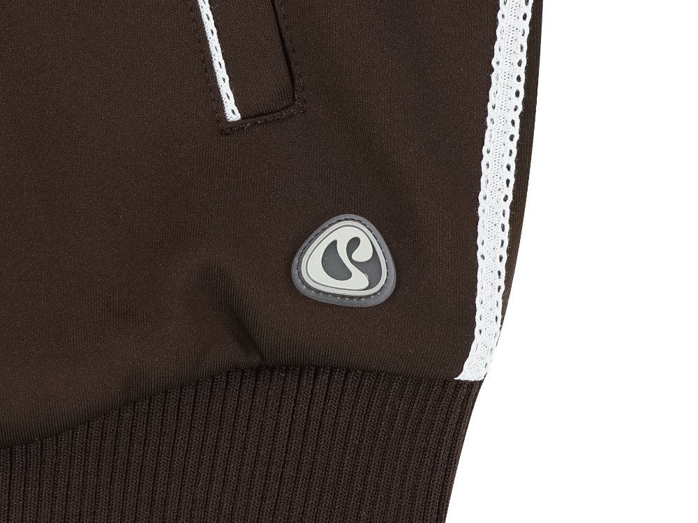 ✪【𝘱𝘳𝘦-𝘰𝘳𝘥𝘦𝘳】coyseio lace track jacket (brown)