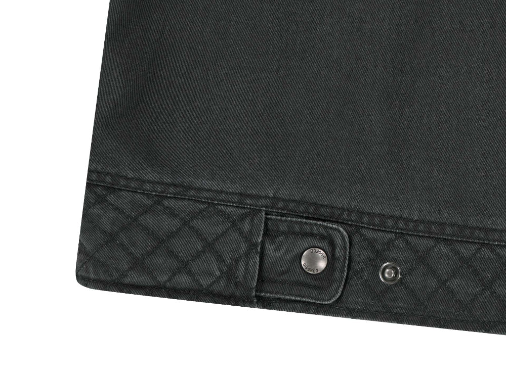 ✪【𝘱𝘳𝘦-𝘰𝘳𝘥𝘦𝘳】coyseio round collar stitch jacket (grey)