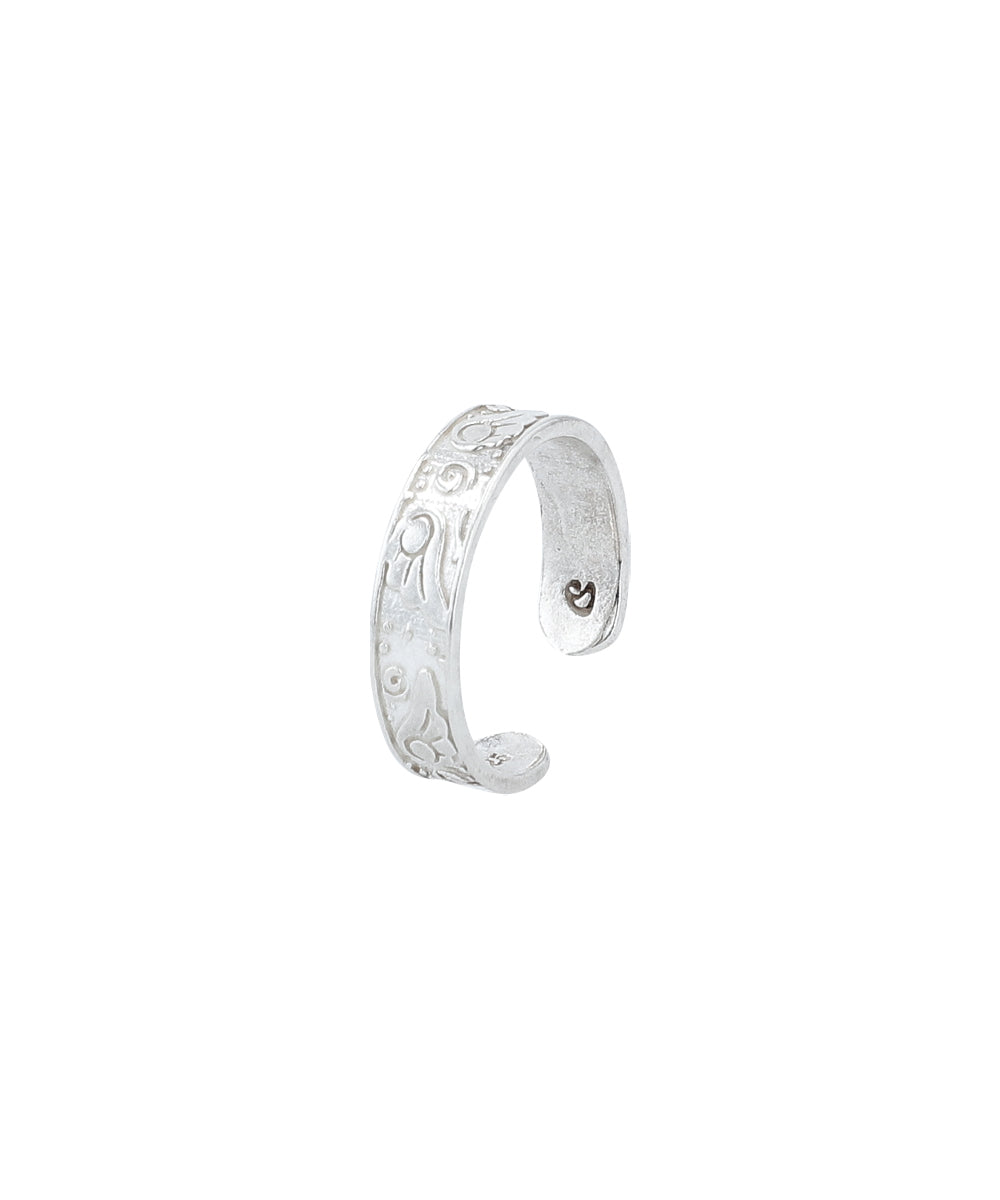 ✪【𝘱𝘳𝘦-𝘰𝘳𝘥𝘦𝘳】coyseio angel wing toe ring (sliver)