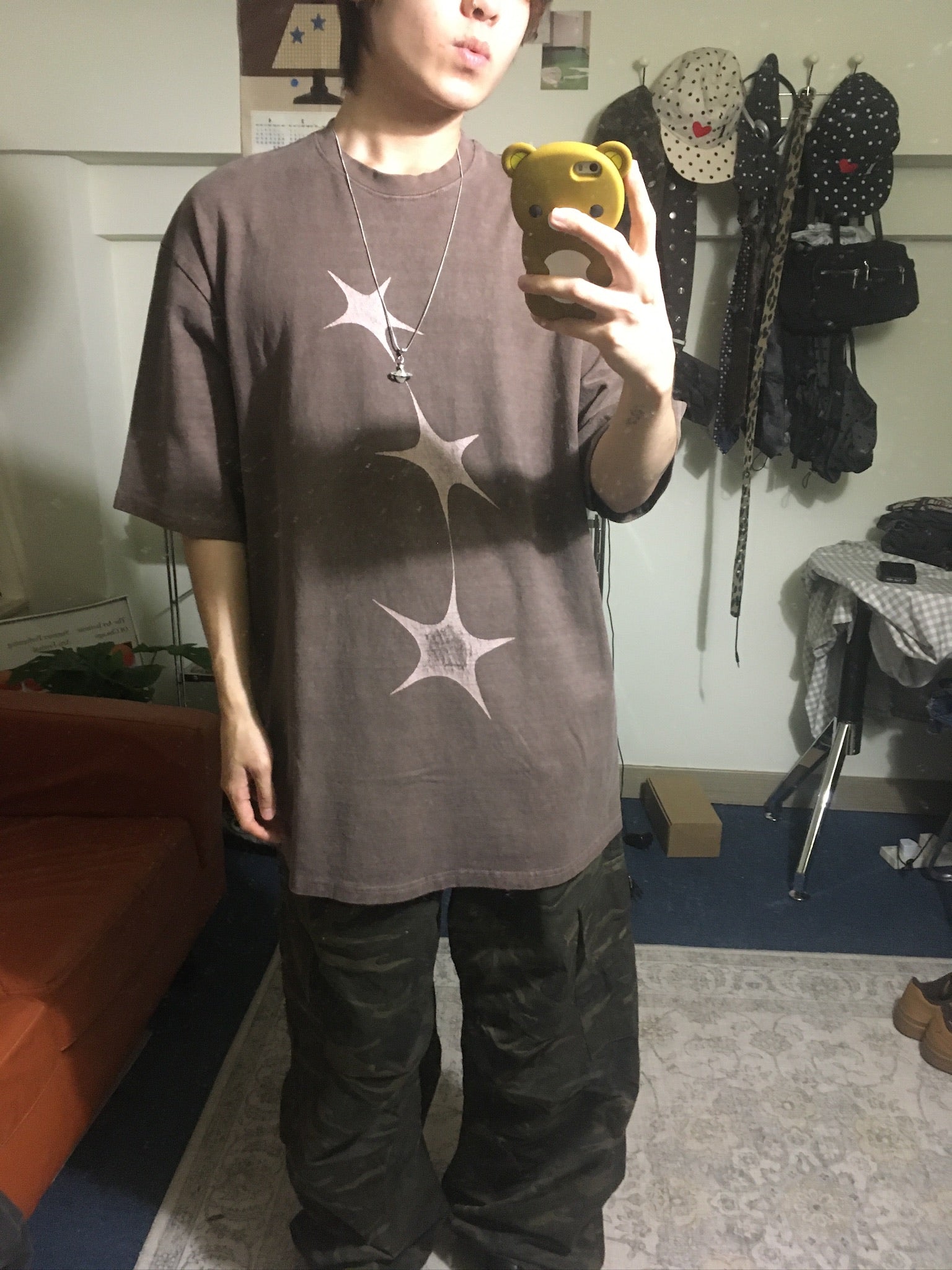 (in stock) triple star tee (2 color)