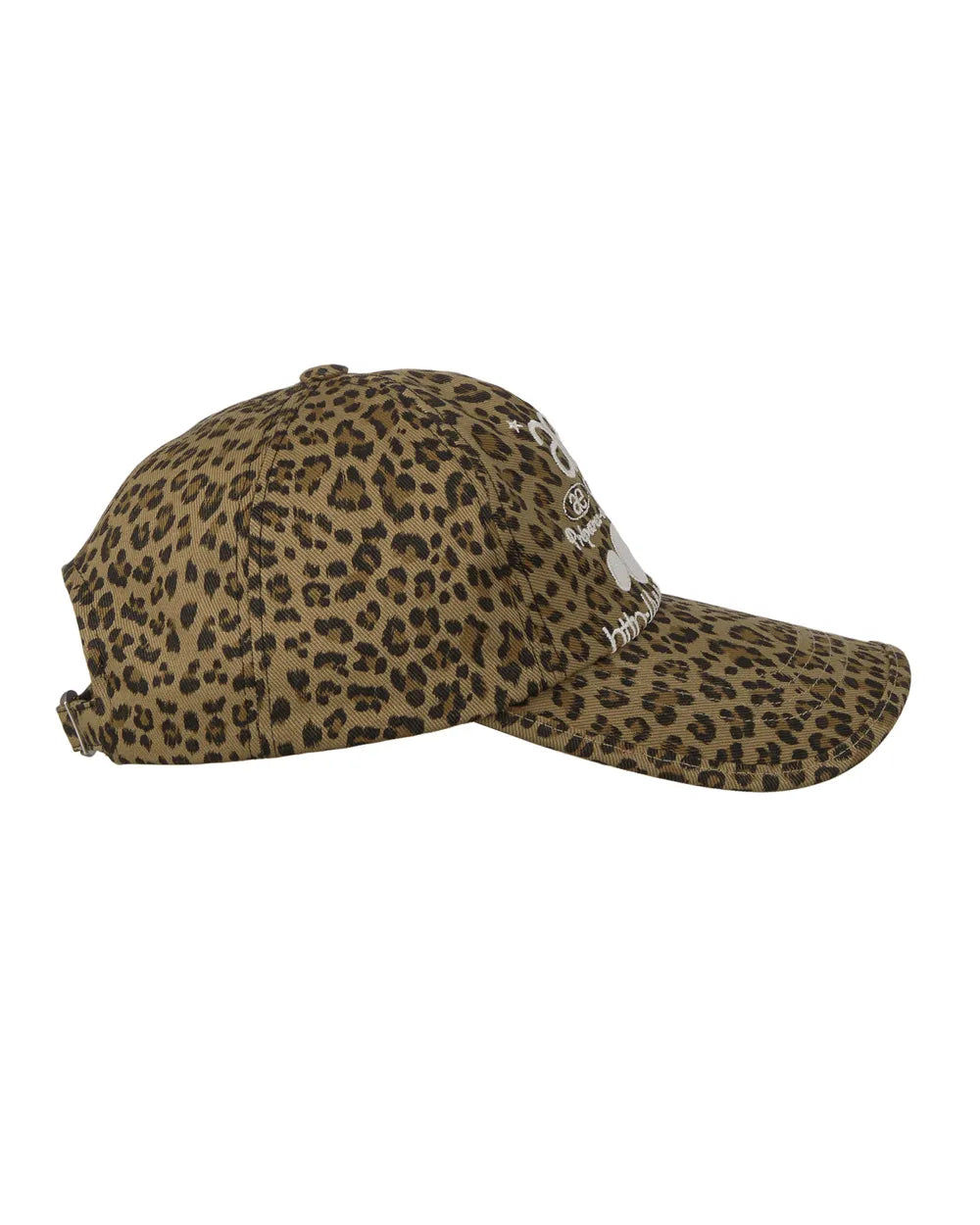 AEAE WEB LOGO LEOPARD CAP (MUSTARD)
