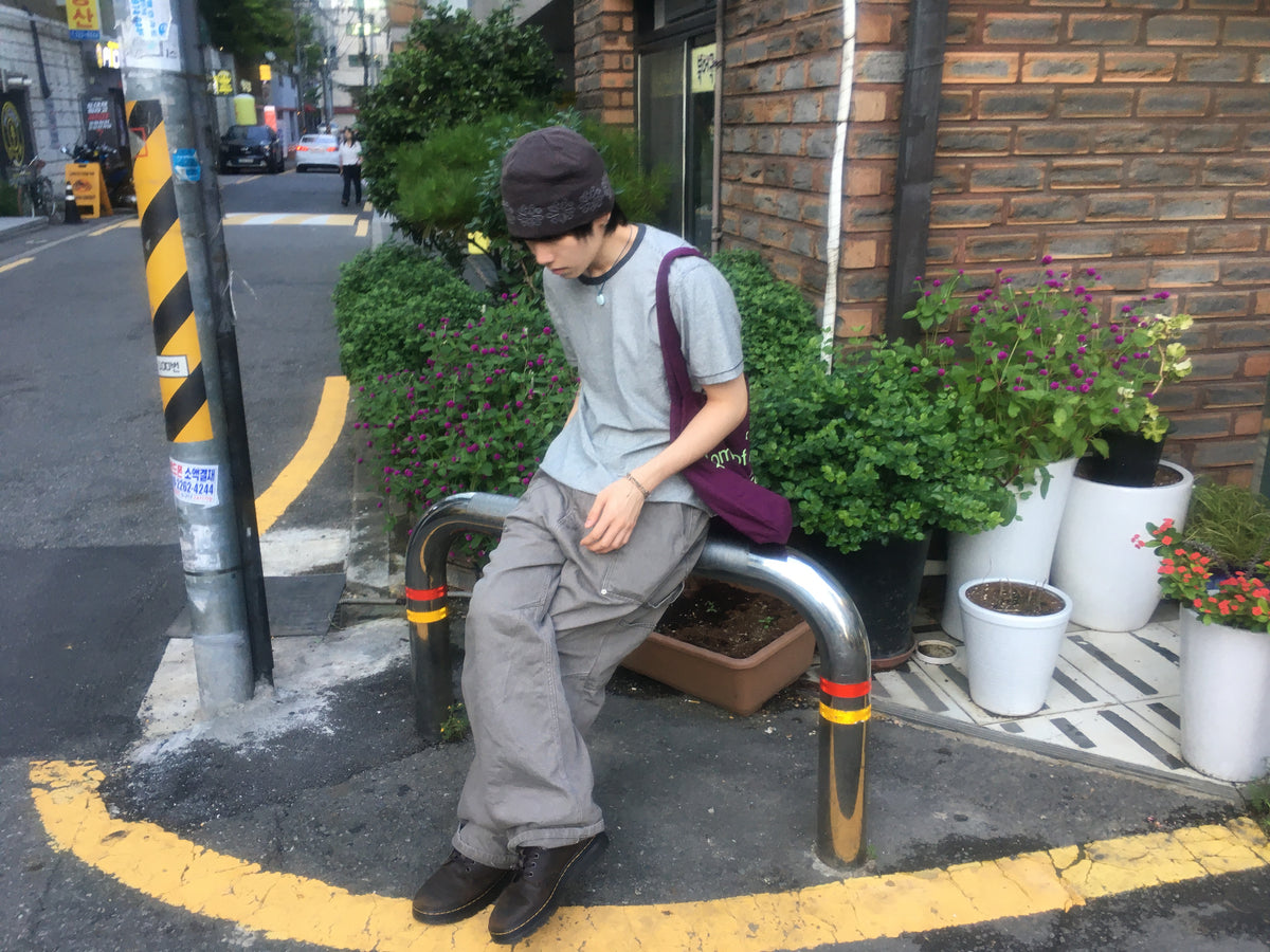 (★best) fatigue washed pants (brown)