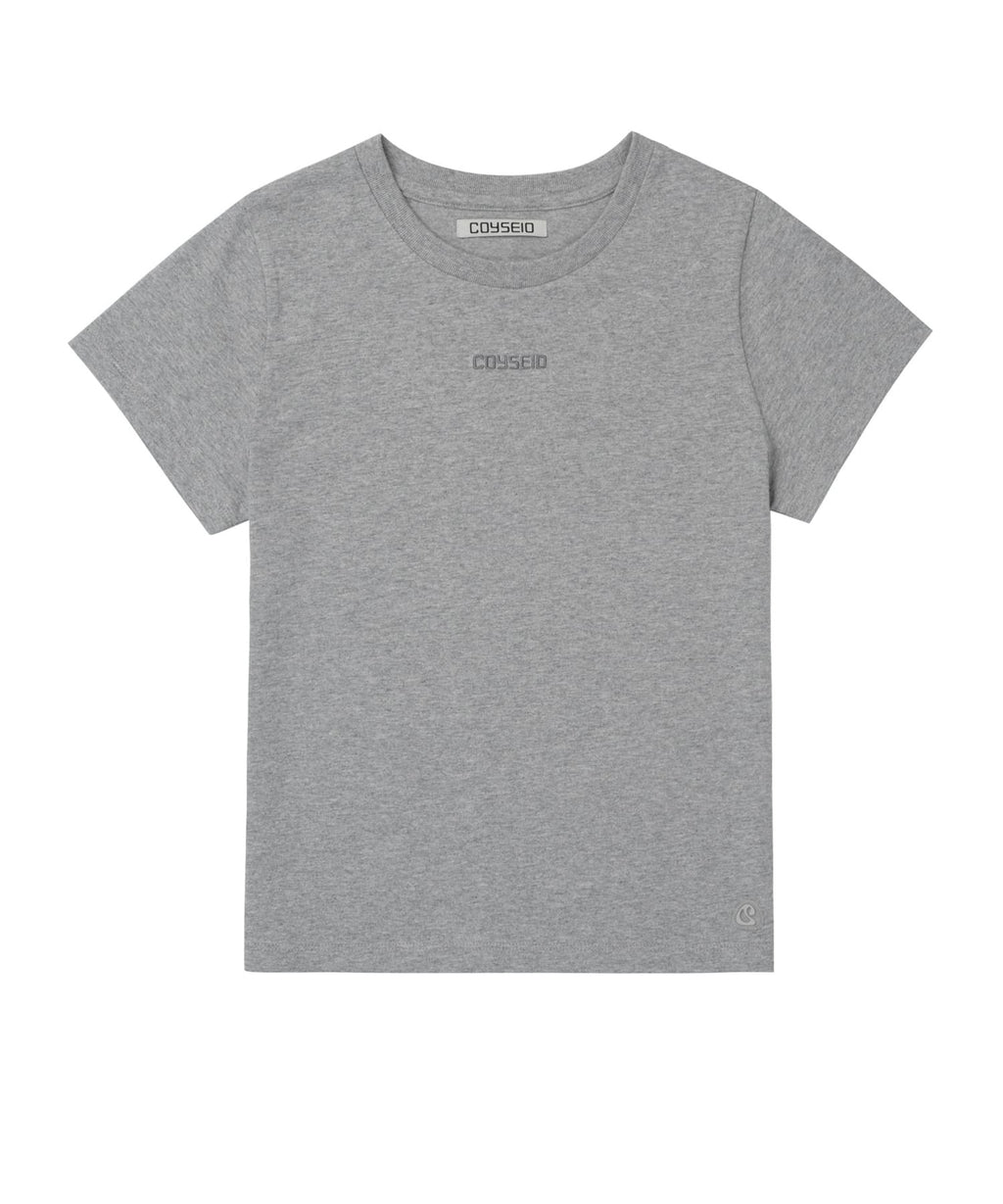 ✪【𝘱𝘳𝘦-𝘰𝘳𝘥𝘦𝘳】coyseio mini logo t-shirt (3 color)