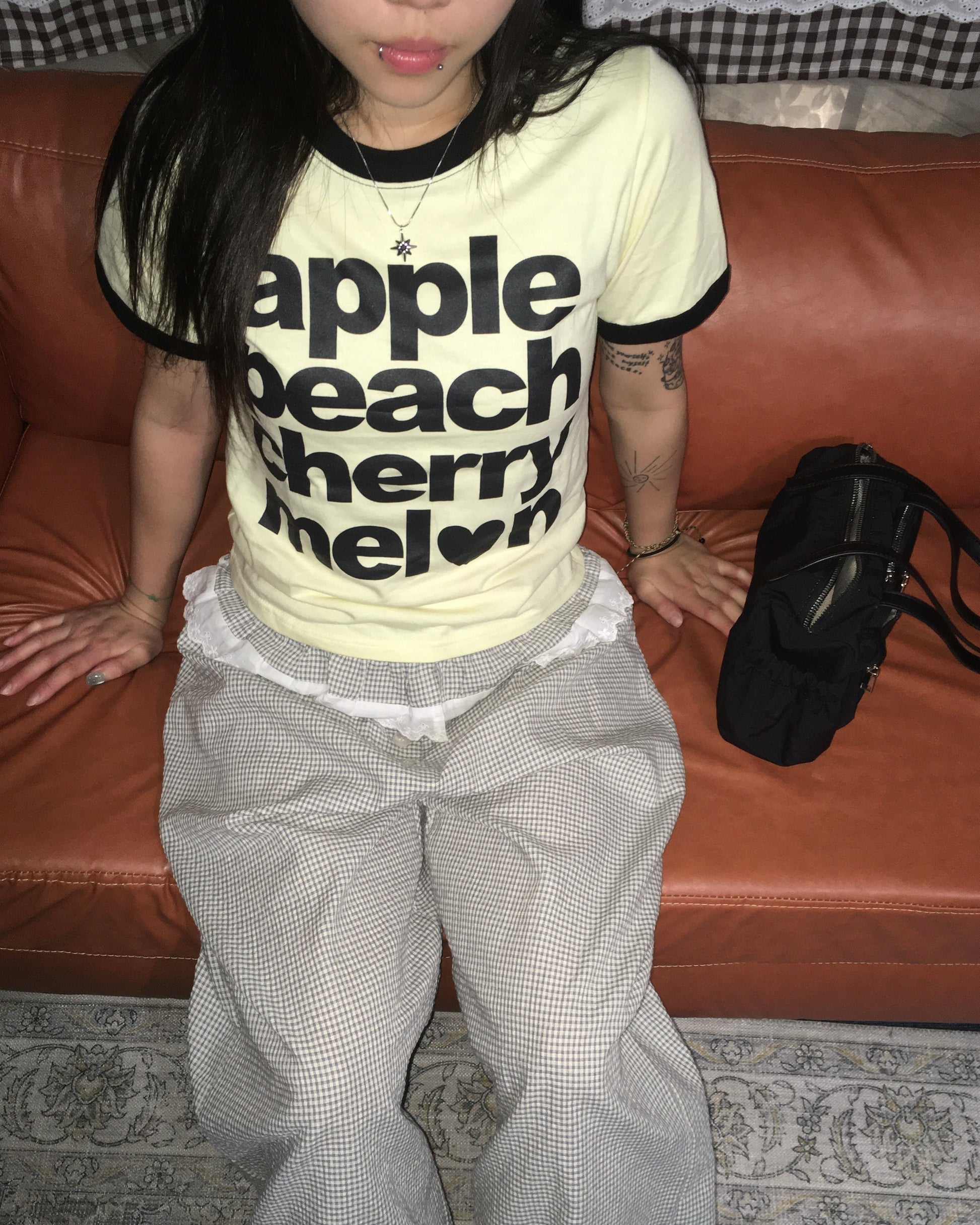 fruit ringer half tee (yellow)