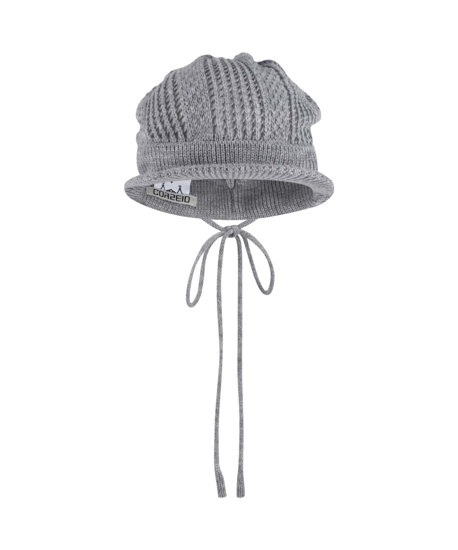✪【𝘱𝘳𝘦-𝘰𝘳𝘥𝘦𝘳】coyseio coy visor crochet beanie (2 color)