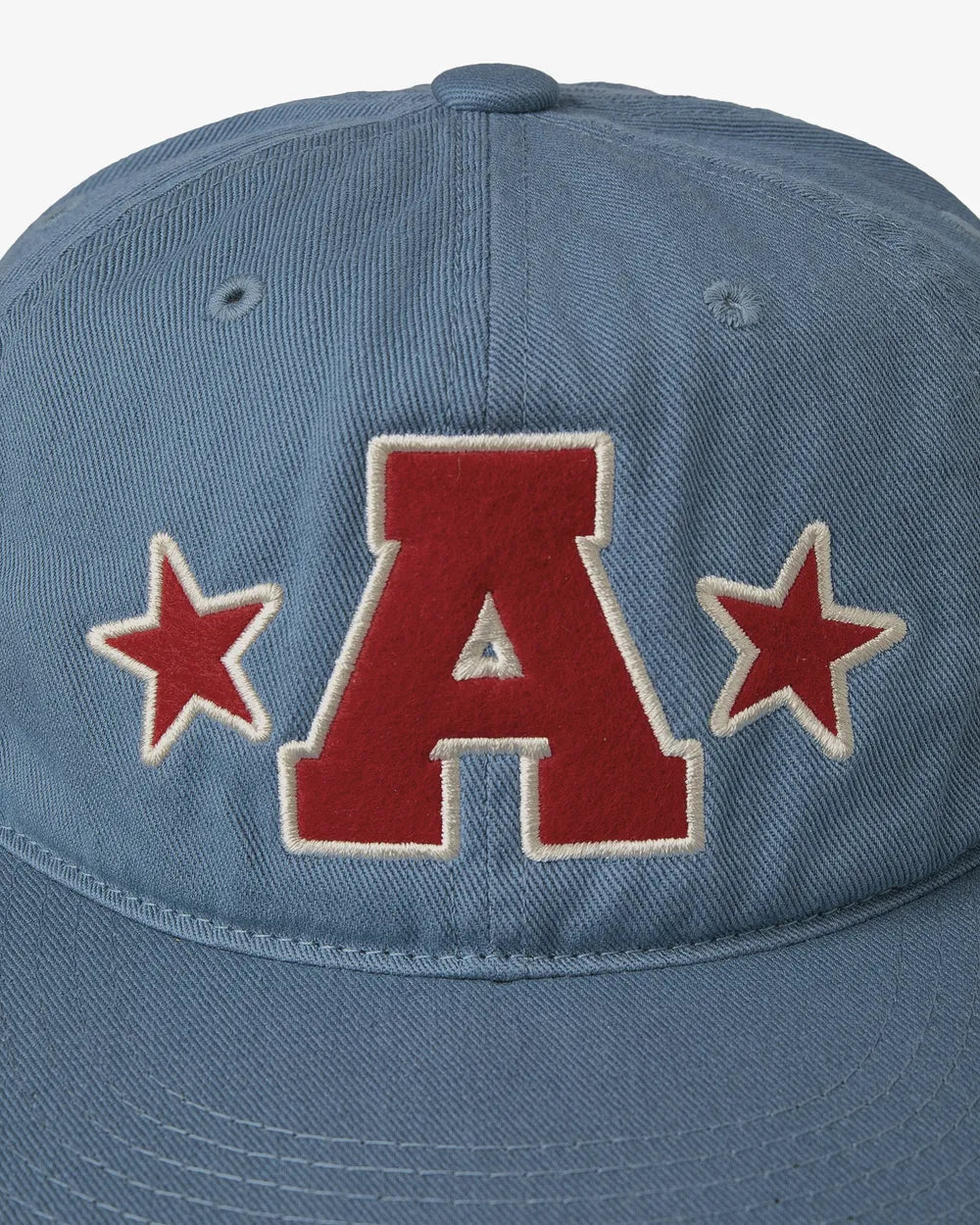 AEAE WASHED CAPITAL LOGO CAP (AQUA BLUE)