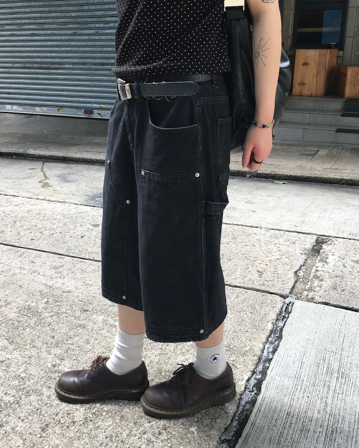 double knee bermuda pants (women wear)