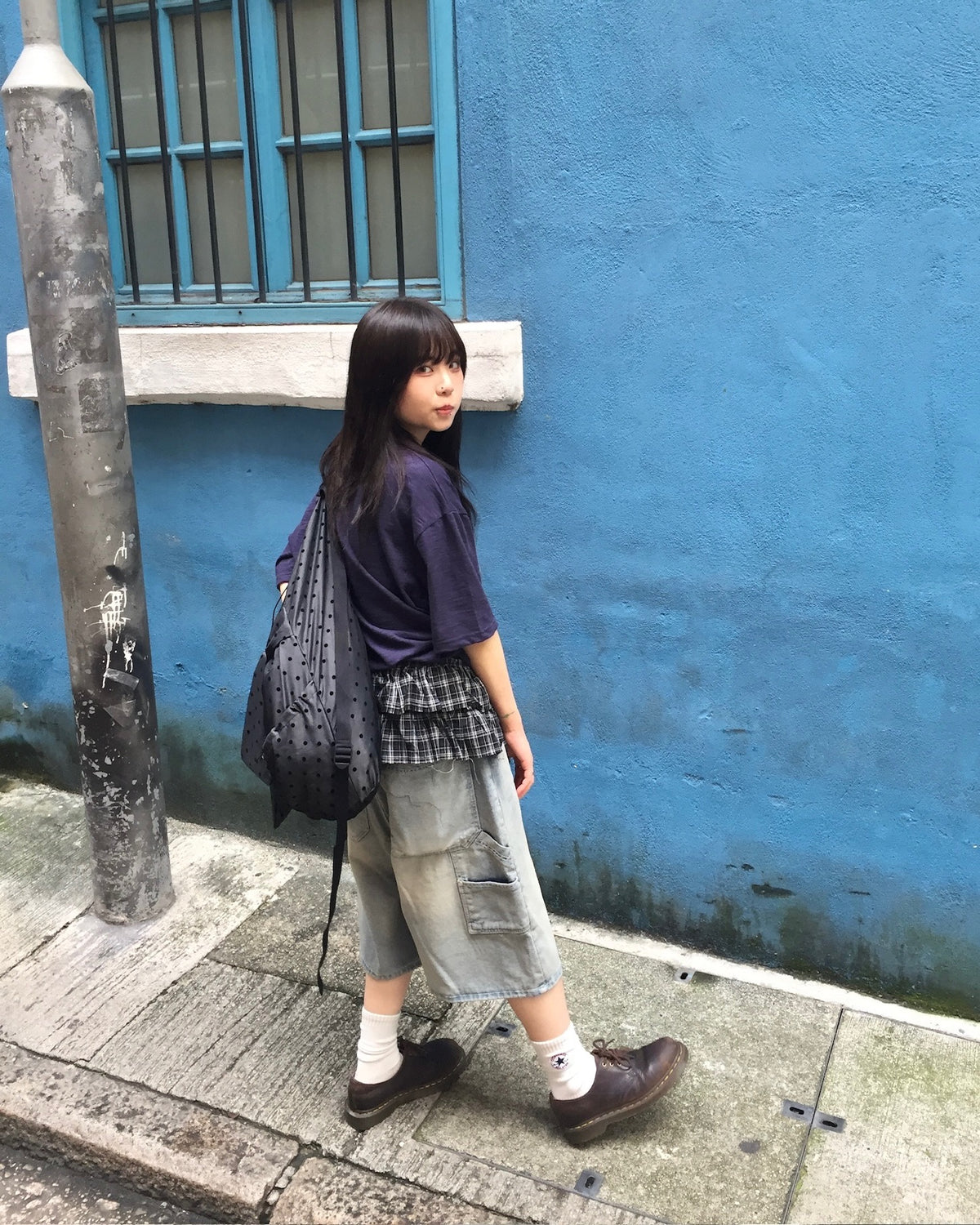 dot backpack (black)
