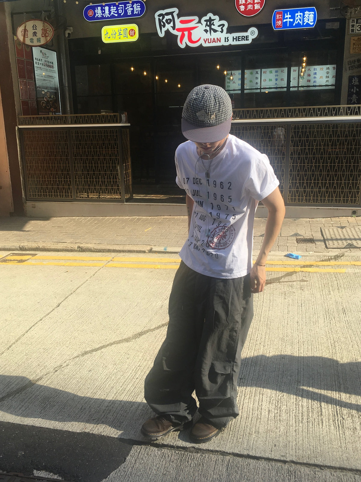 fatigue nylon pants (charcoal)