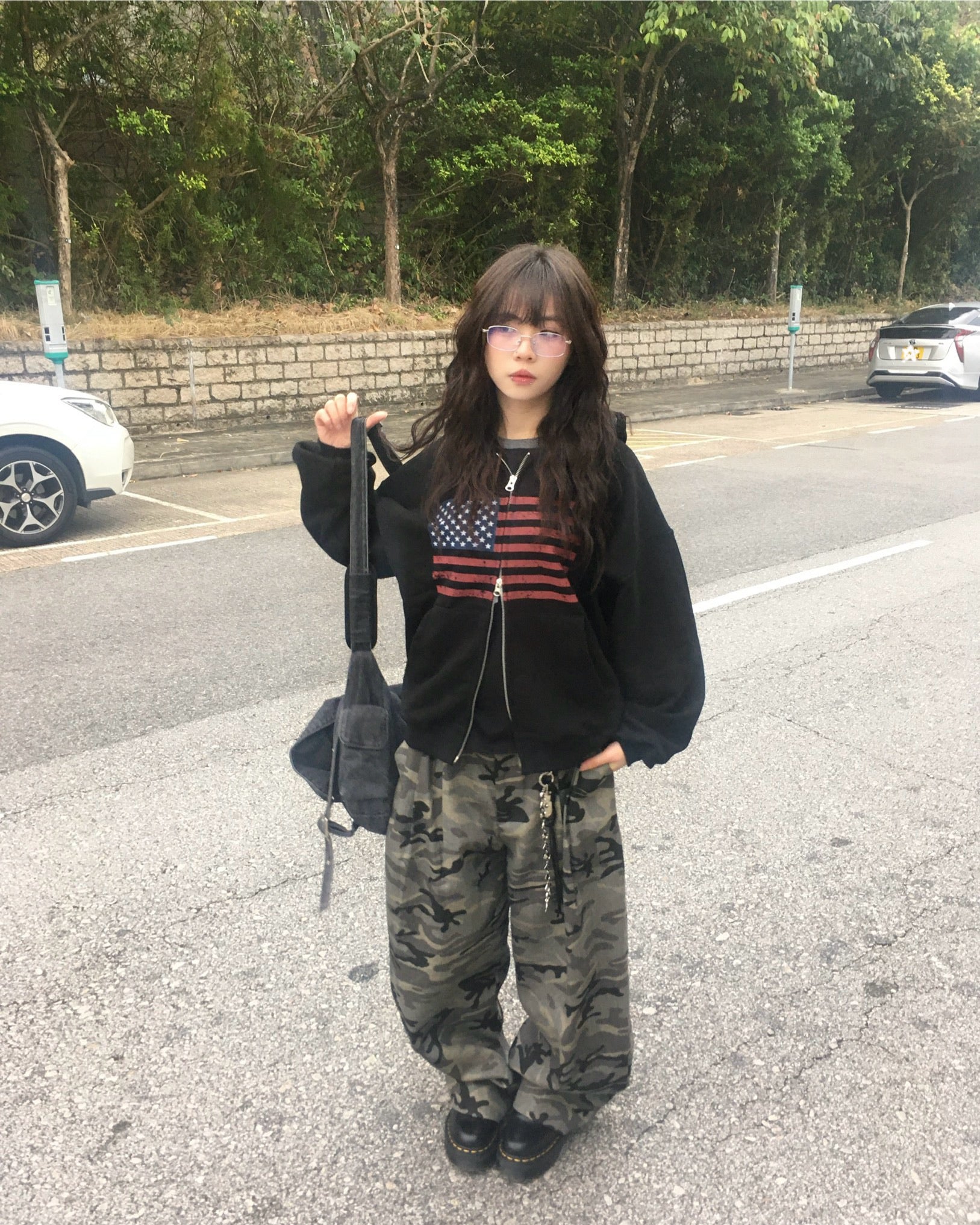 camo baggy pants (women wear)