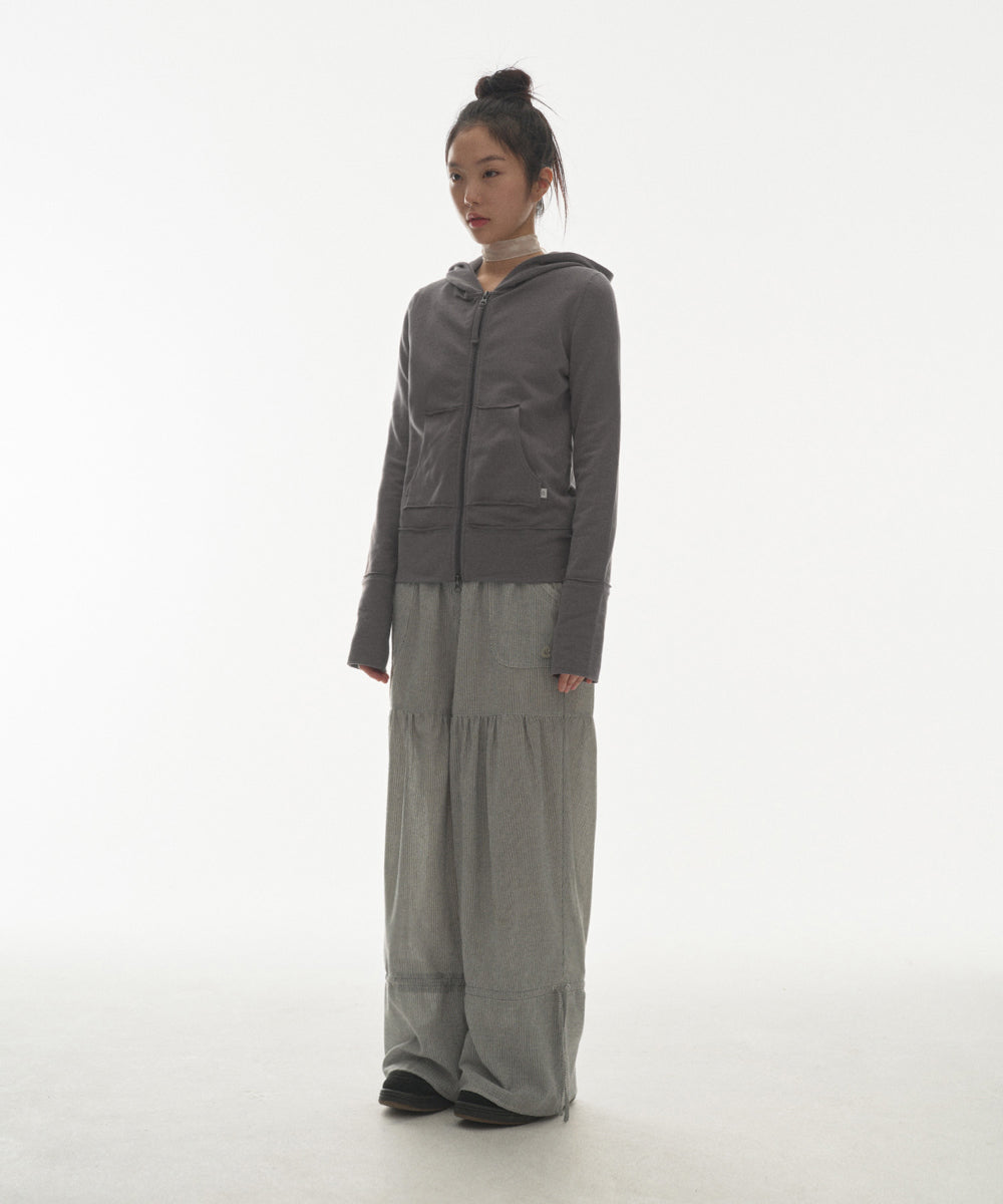 ✪【𝘱𝘳𝘦-𝘰𝘳𝘥𝘦𝘳】coyseio stitch hood zip-up (3 color)