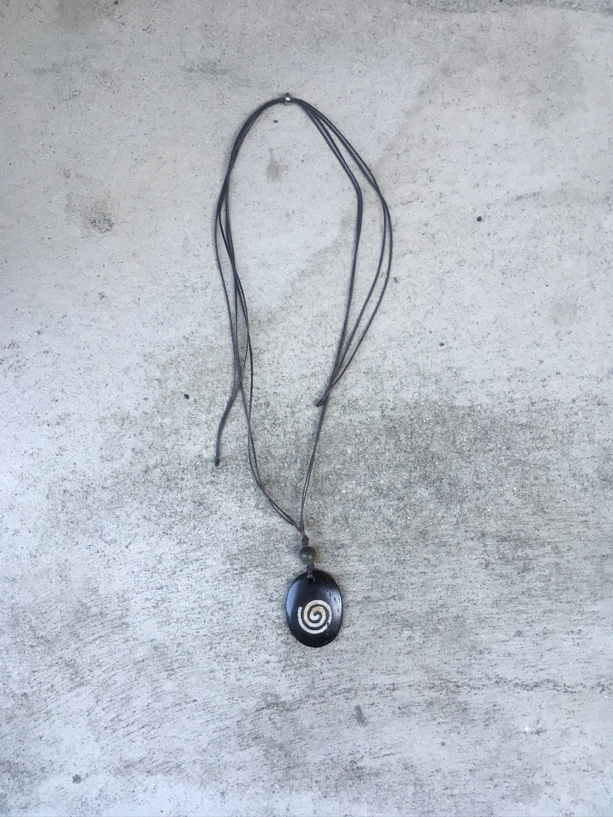 spiral pendant necklace