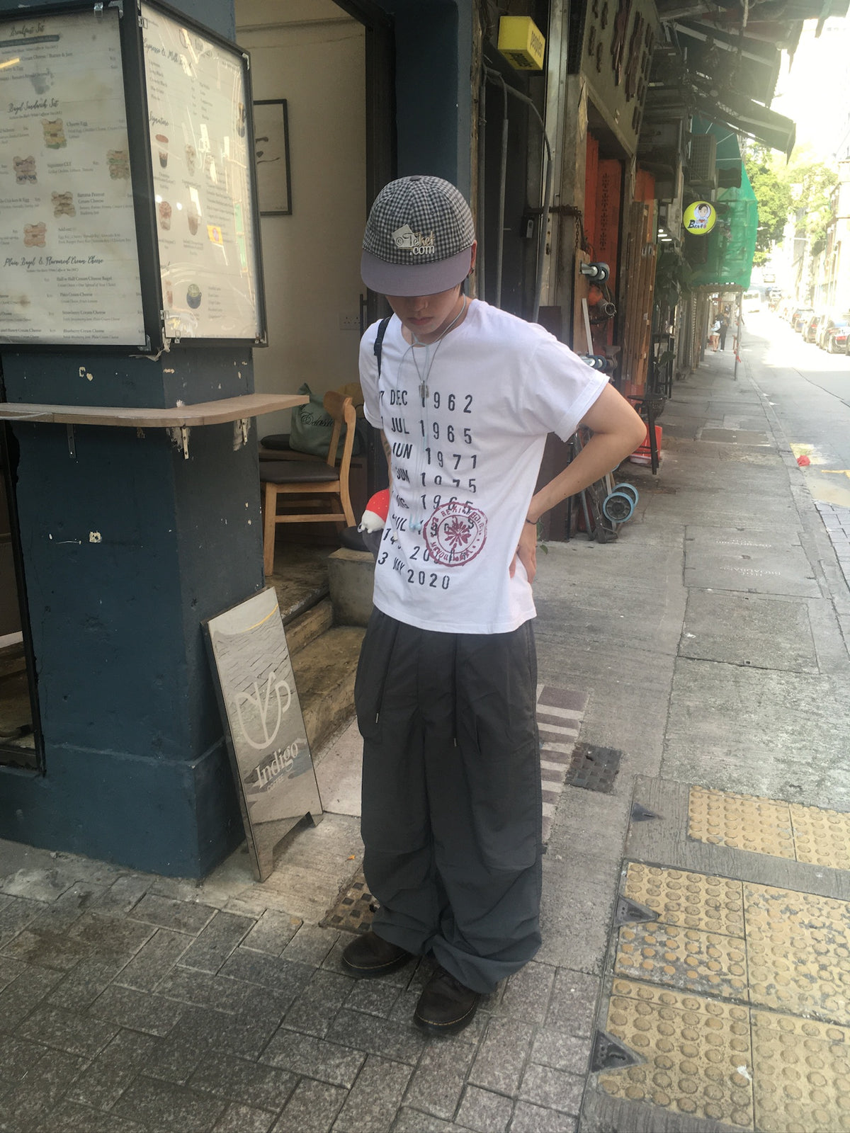 fatigue nylon pants (charcoal)
