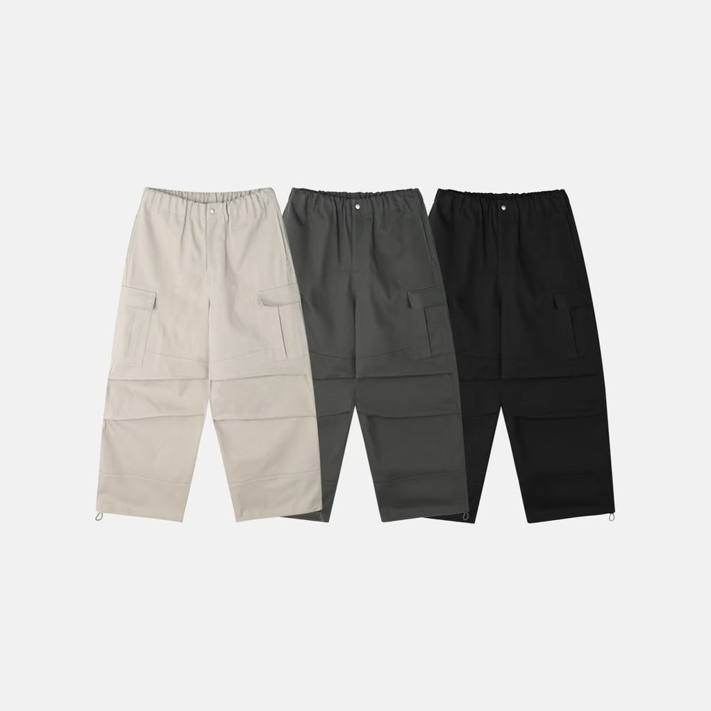 (in stock) double knee cargo pants