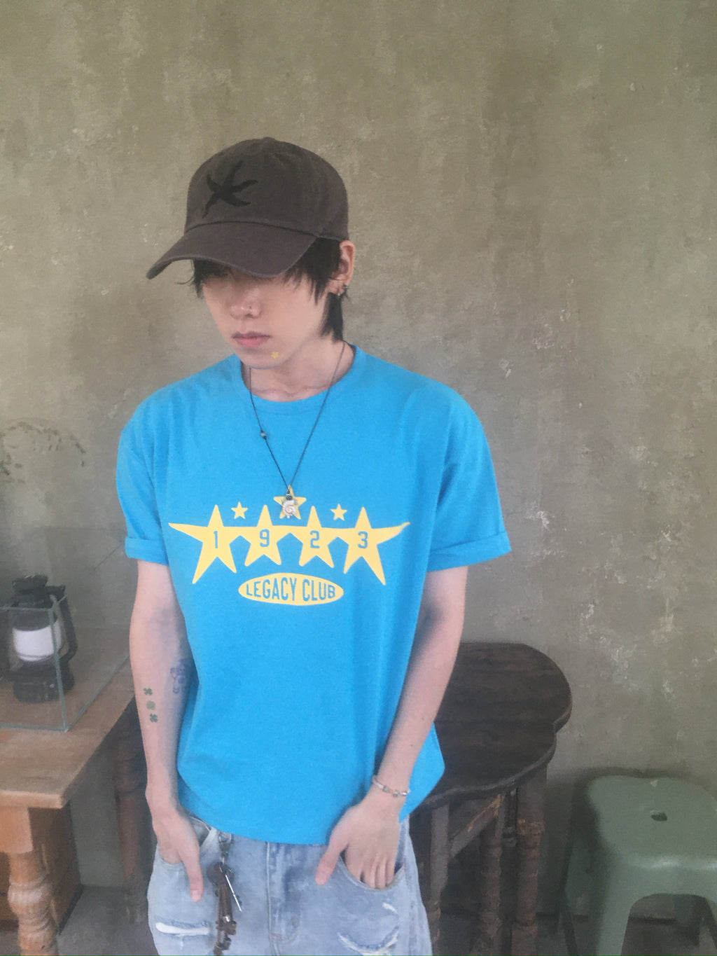 1923 star tee (ocean)