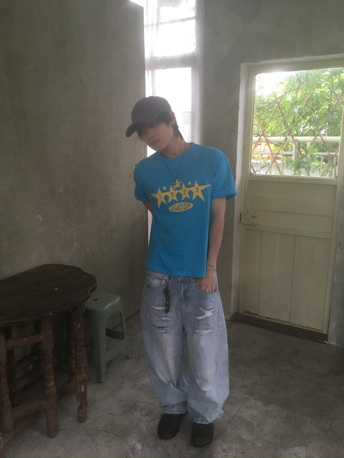 (★best) destroyed denim pants