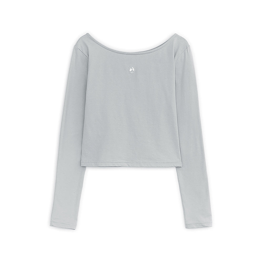 HUGYOURSKIN ANGEL WING TOP (GREY)