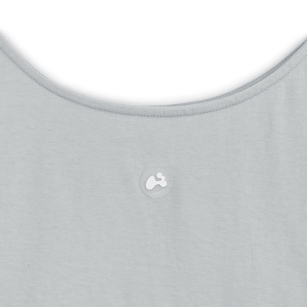 HUGYOURSKIN ANGEL WING TOP (GREY)