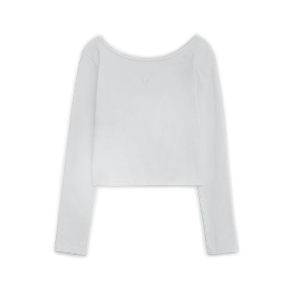 HUGYOURSKIN ANGEL WING TOP (WHITE)