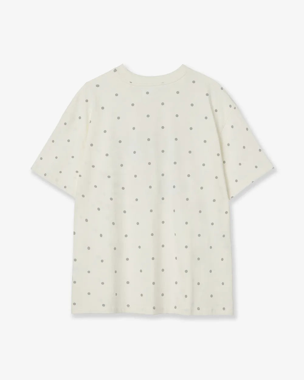 AEAE WEB LOGO DOT T-SHIRTS (CREAM)