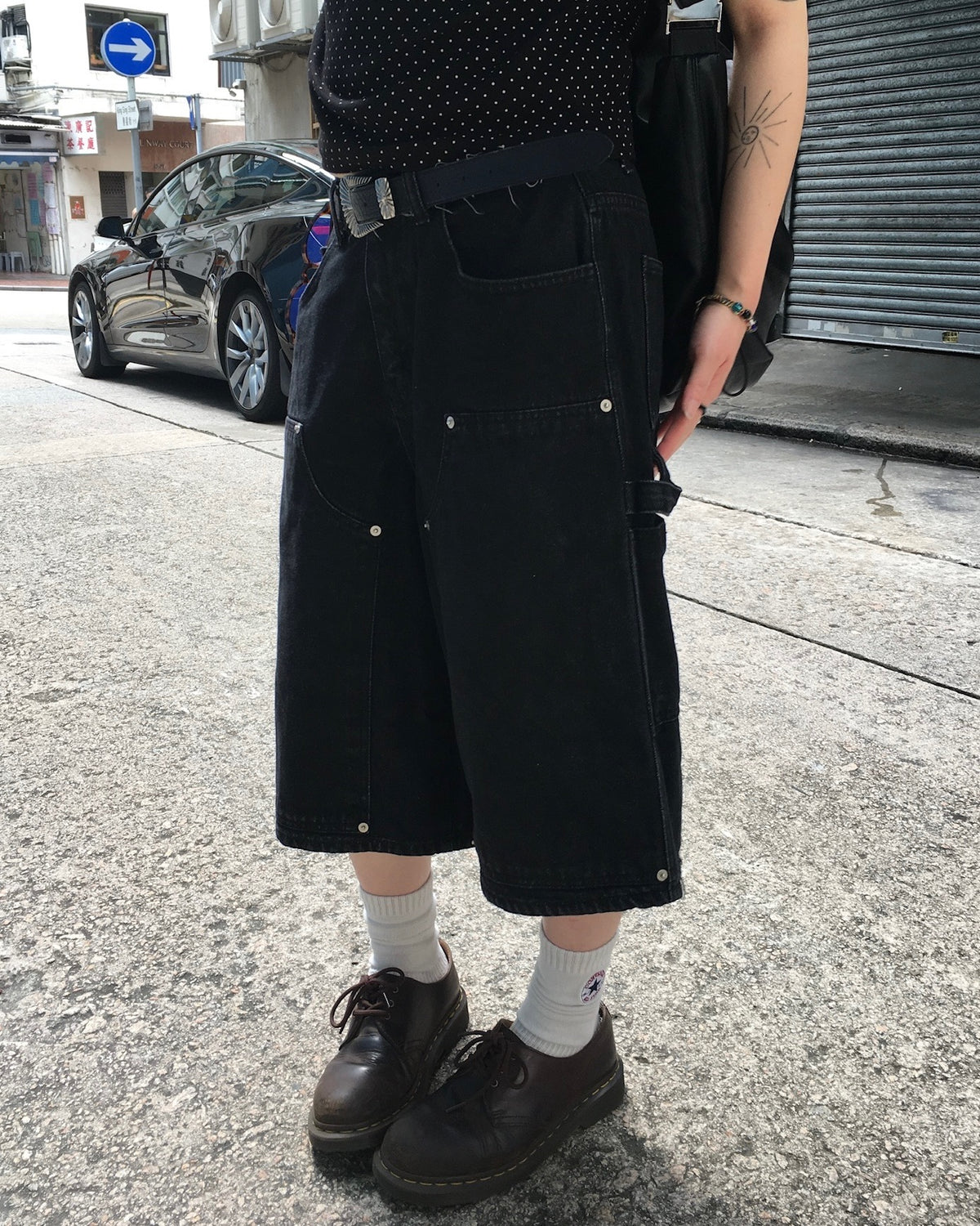 double knee bermuda pants (women wear)
