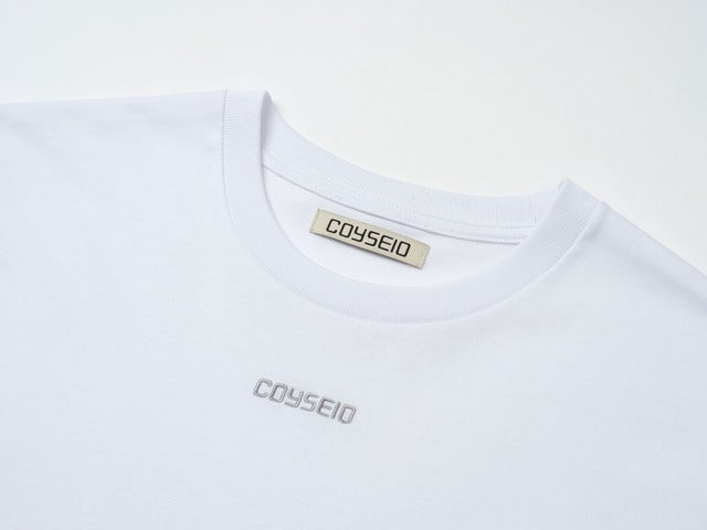 ✪【𝘱𝘳𝘦-𝘰𝘳𝘥𝘦𝘳】coyseio mini logo regular t-shirt (3 color)