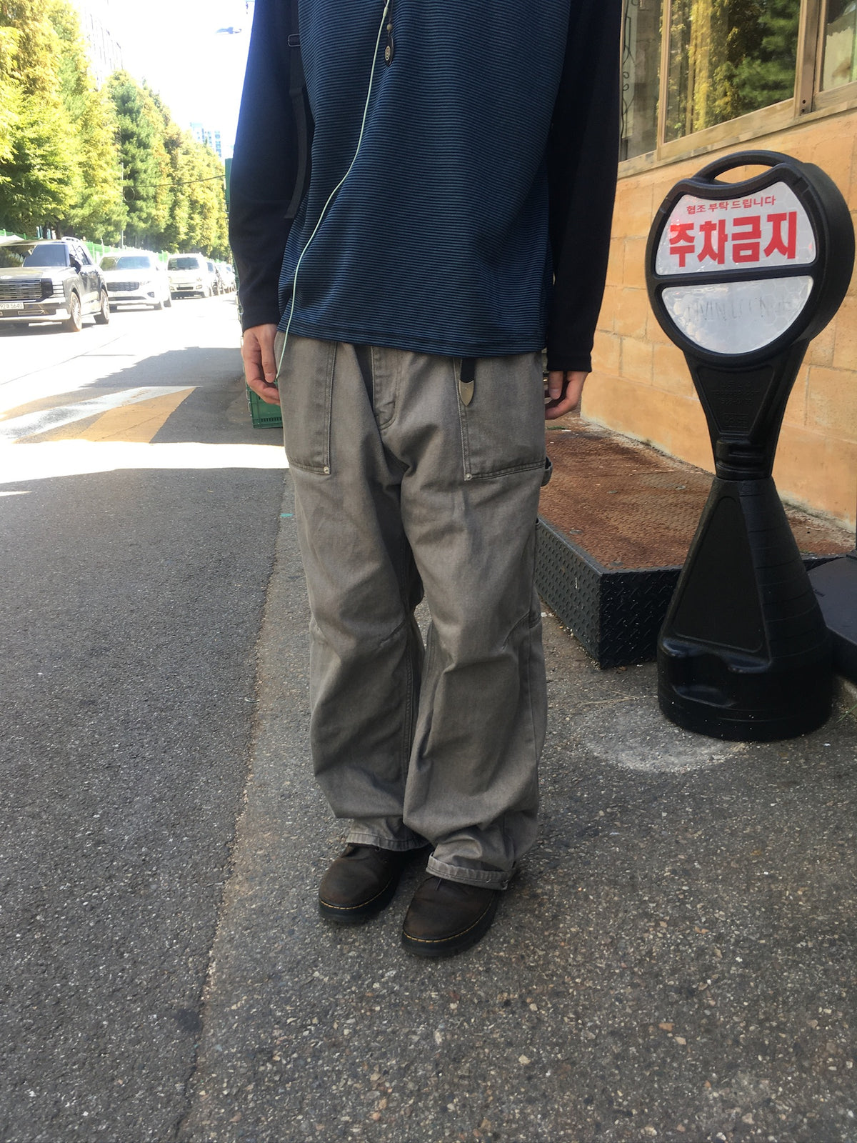 (★best) fatigue washed pants (brown)