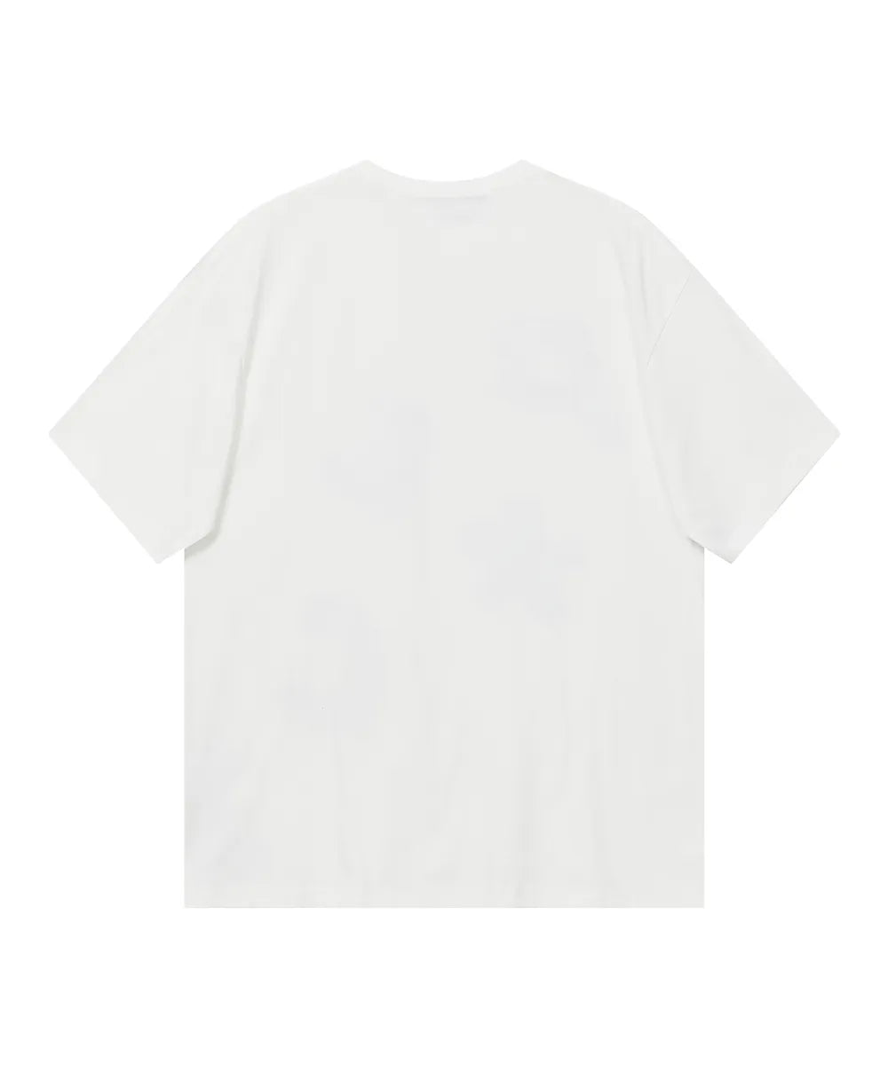 BAUF PEACE LOGO T-SHIRT (WHITE)