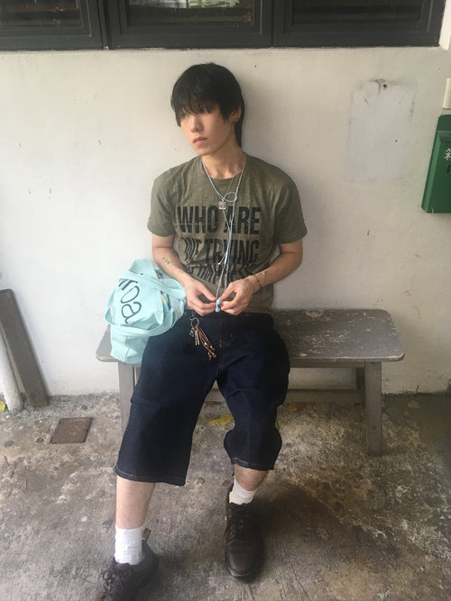 impress slub tee (khaki)