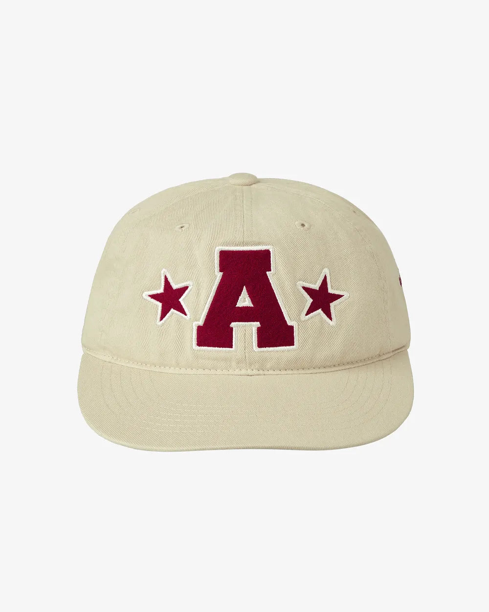AEAE WASHED CAPITAL LOGO CAP (ECRU)