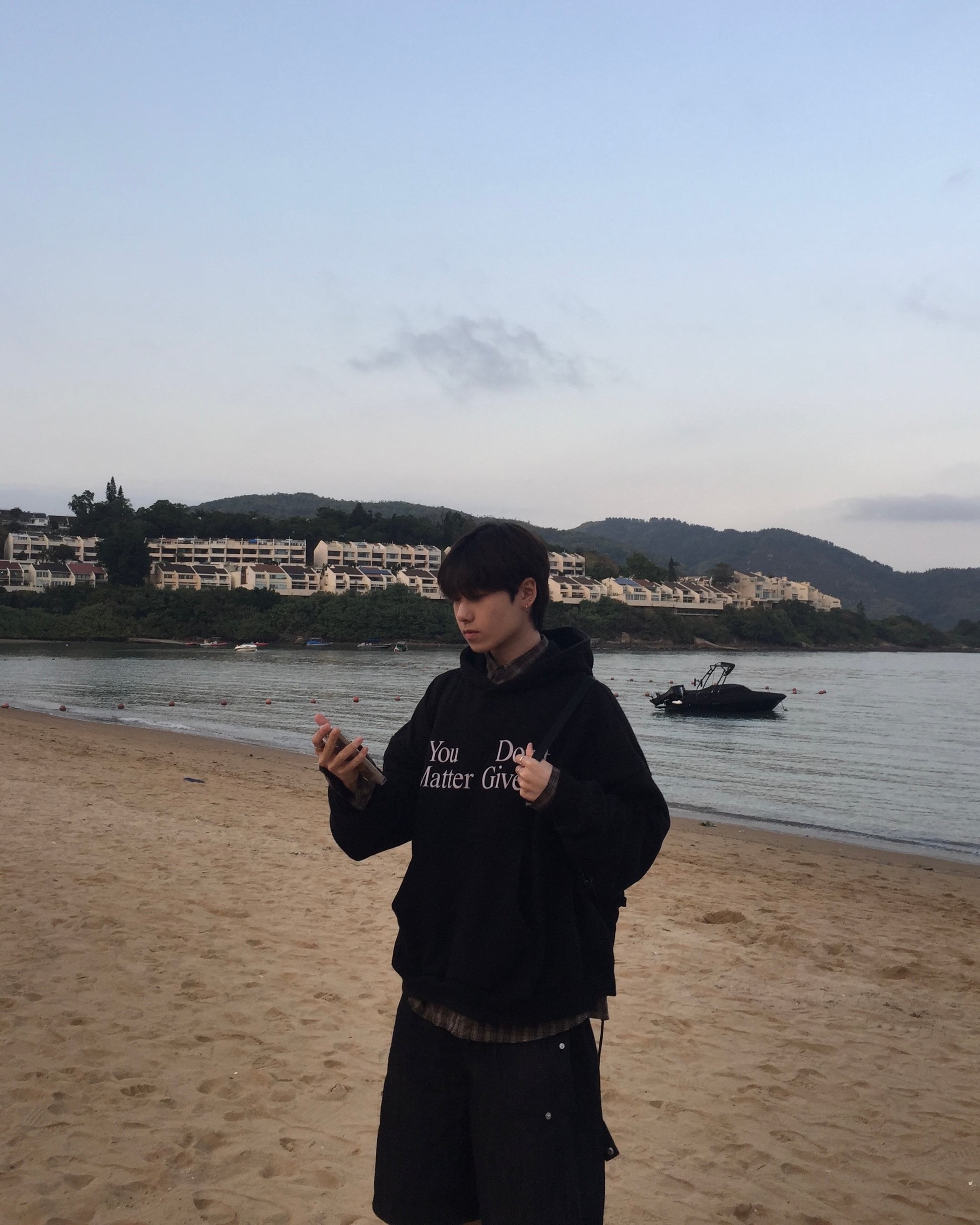 you don’t matter give up hoodie (black)