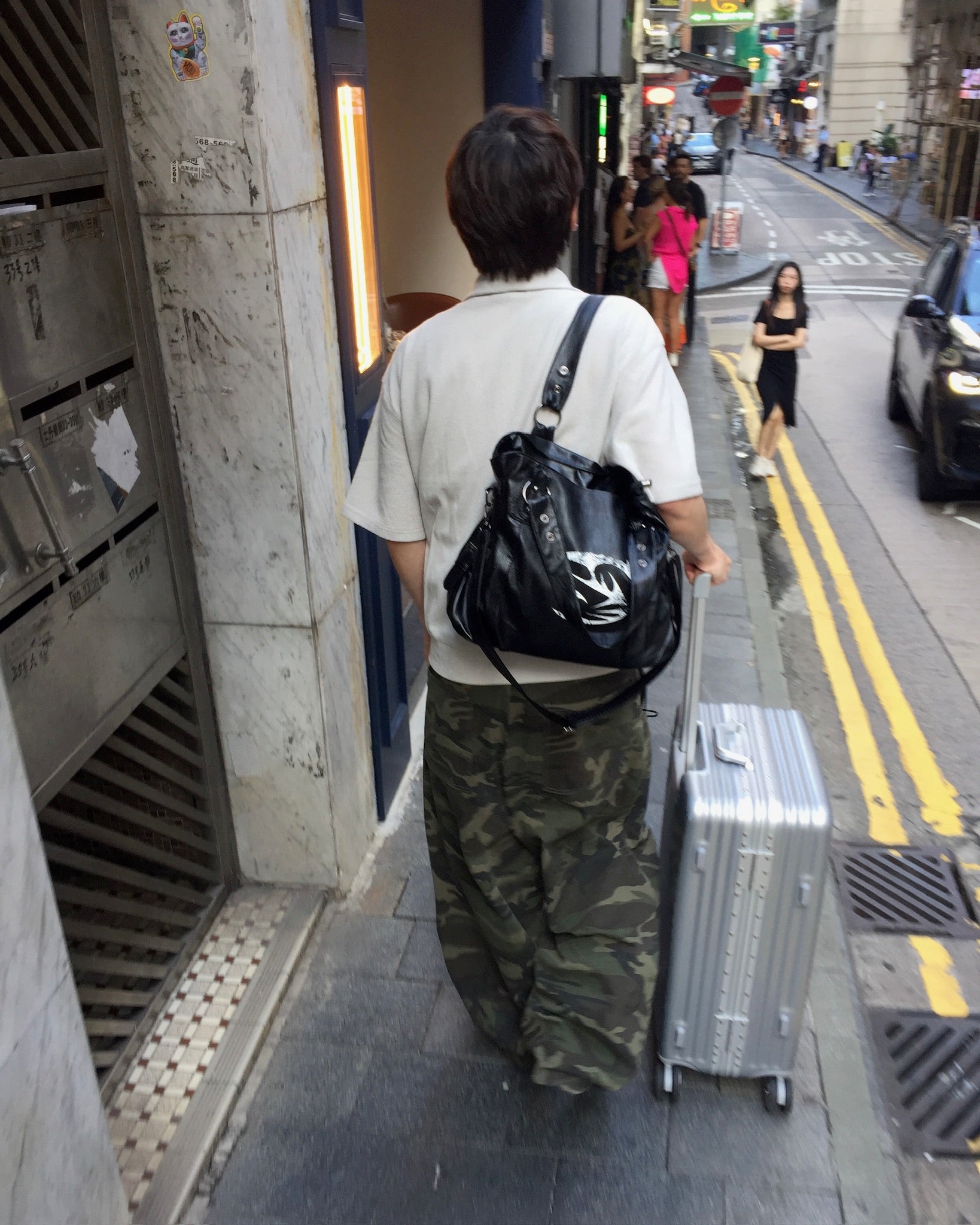 (in stock) camo washed pants (khaki)
