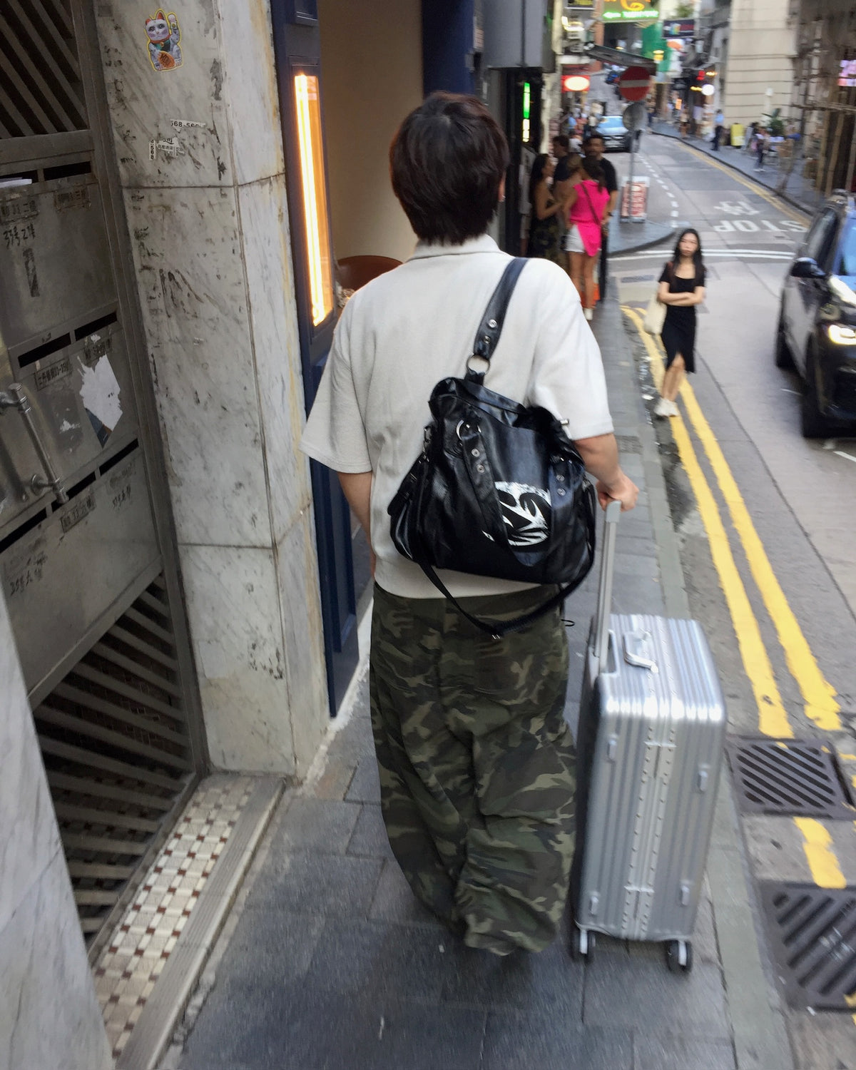 camo washed pants (khaki)