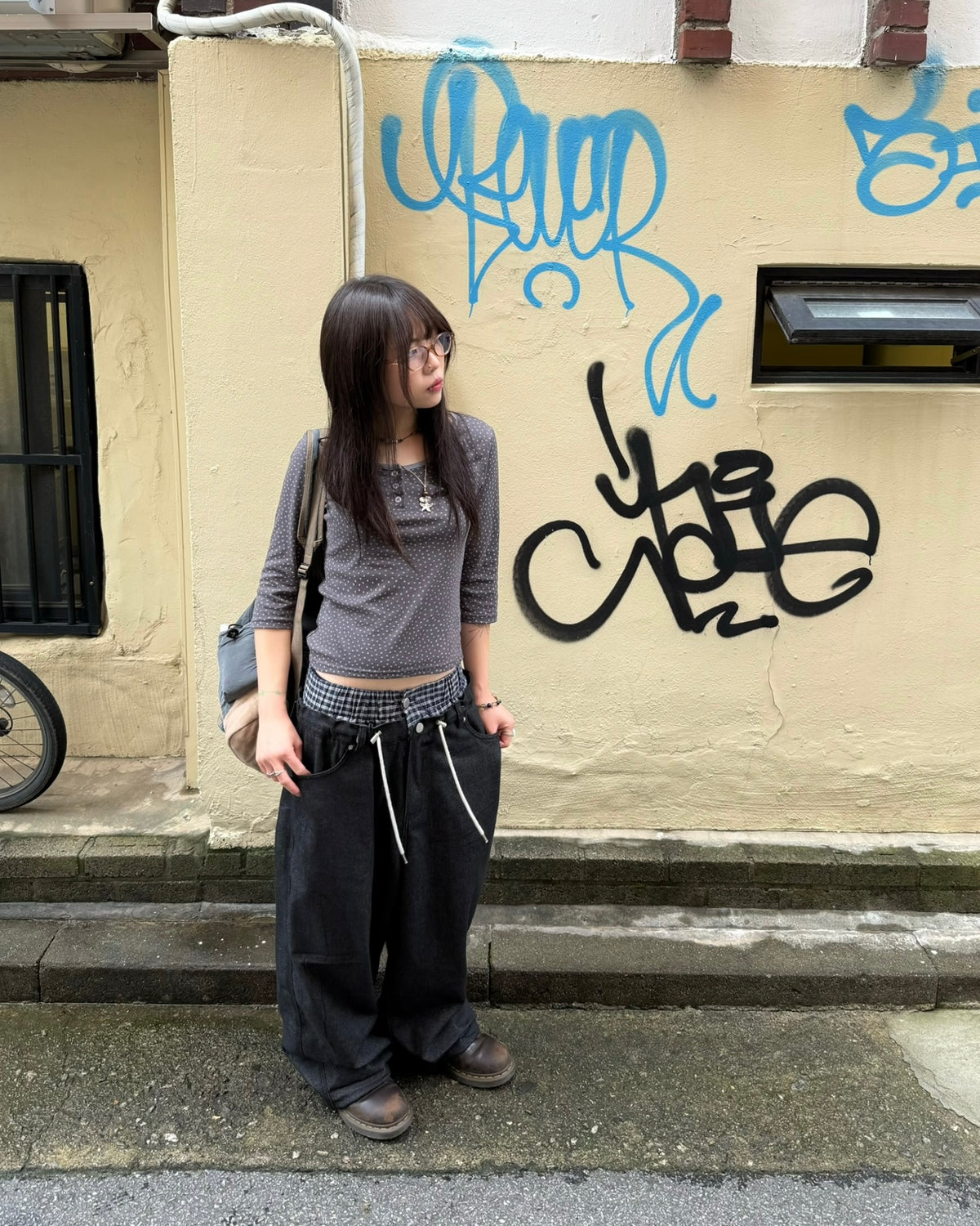 (★best) trunk layered pants (black)