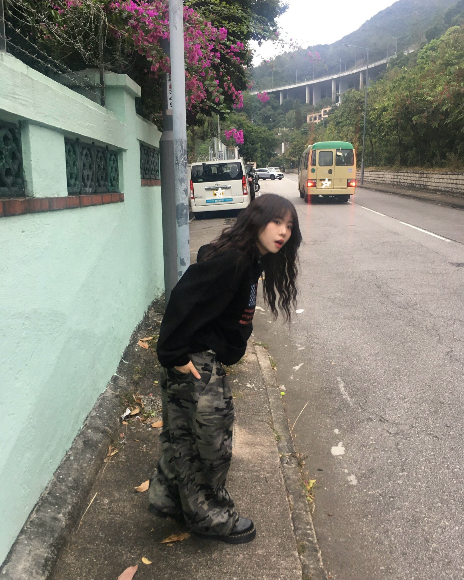 camo baggy pants (women wear)